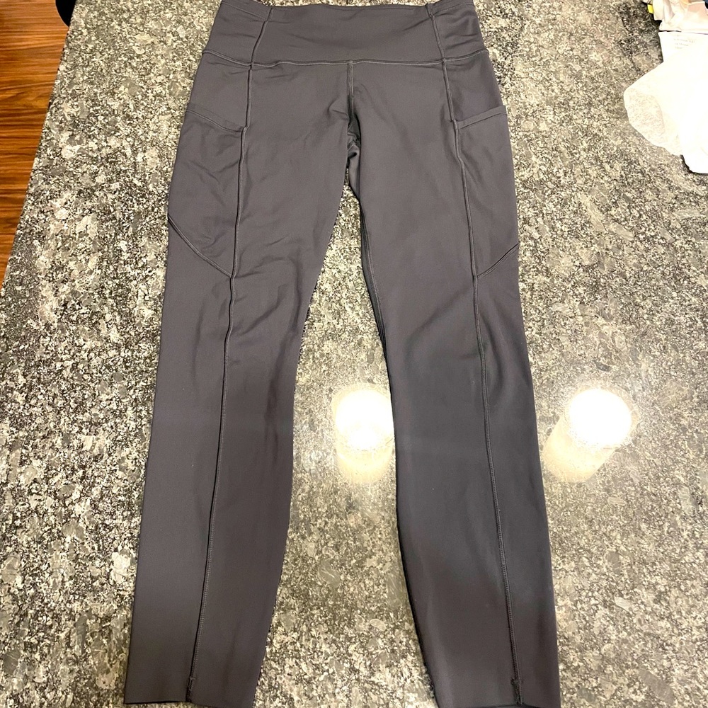 Lululemon Black Fast & Free High-Rise Leggings 25”